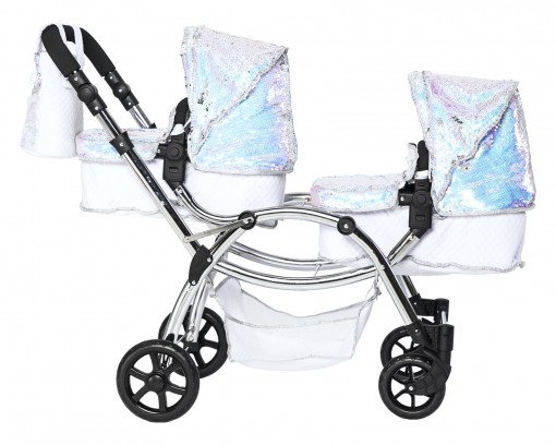 roma darcie twin dolls pram