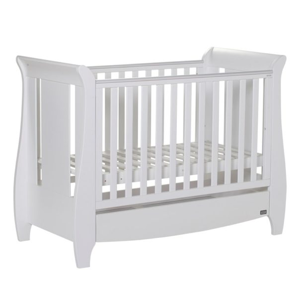 Tutti Bambini Katie Space Saver Sleigh Cot Bed With Under Bed