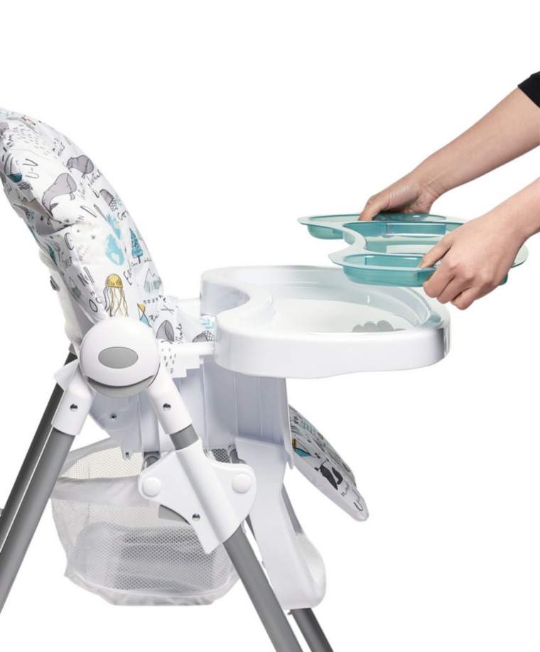 Mamas and Papas Snax Adjustable Baby Highchair Happy Planet 