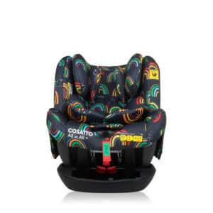 Cosatto All in All + Group 0+123 Car Seat Charcoal Disco Rainbow