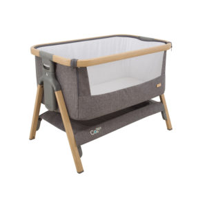 Tutti Bambini CoZee Bedside Crib - Oak and Charcoal