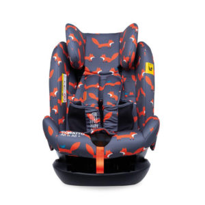 Cosatto All in All + Group 0+123 Car Seat Charcoal Mister Fox