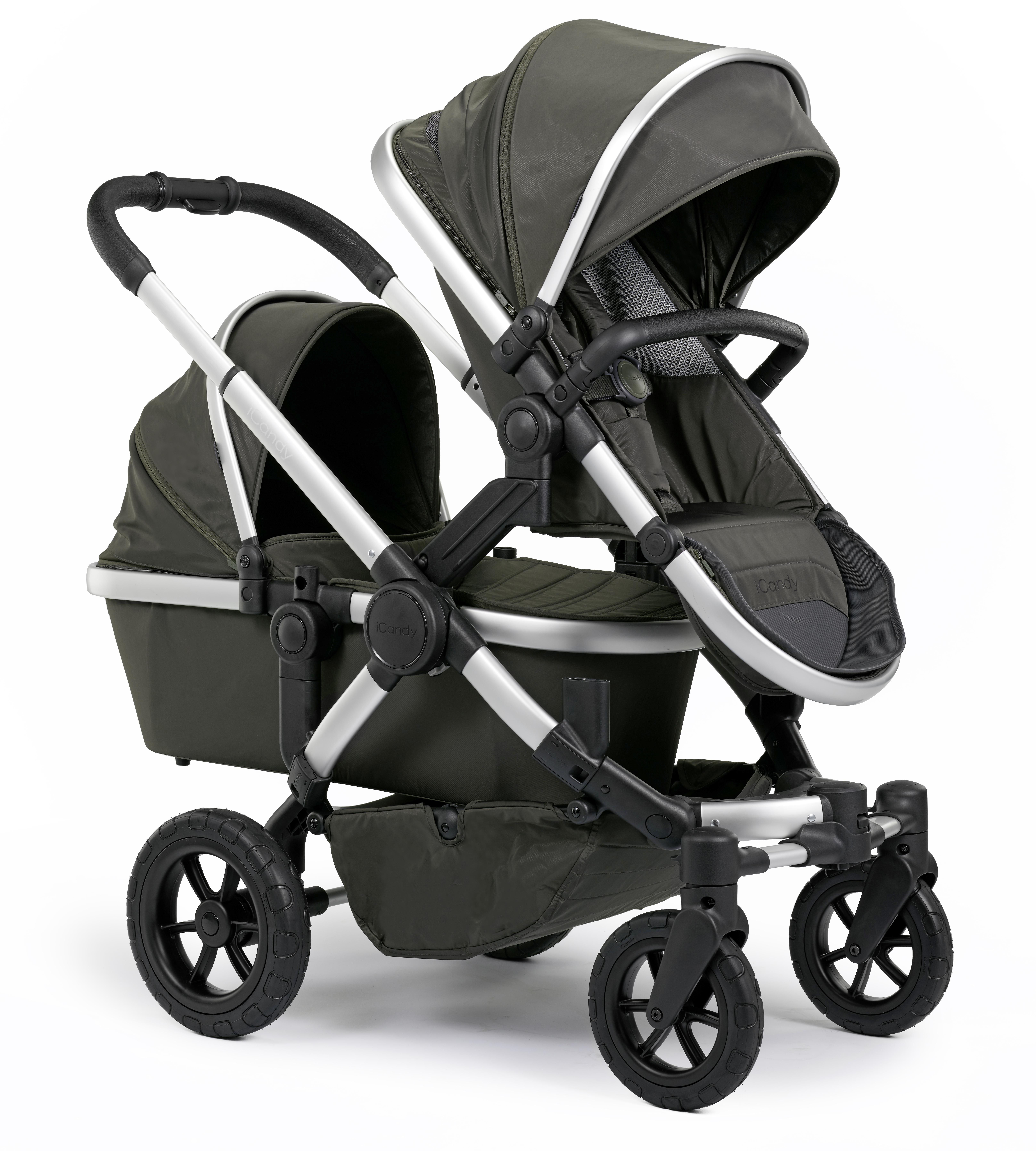 icandy double buggy for newborn and toddler