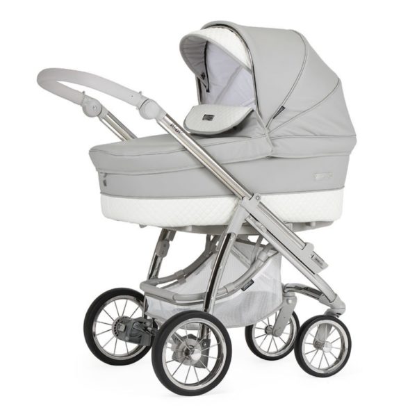 Bebecar Ip-op XL Classic Combination with Car Seat and KITLA3 - Silver Grey