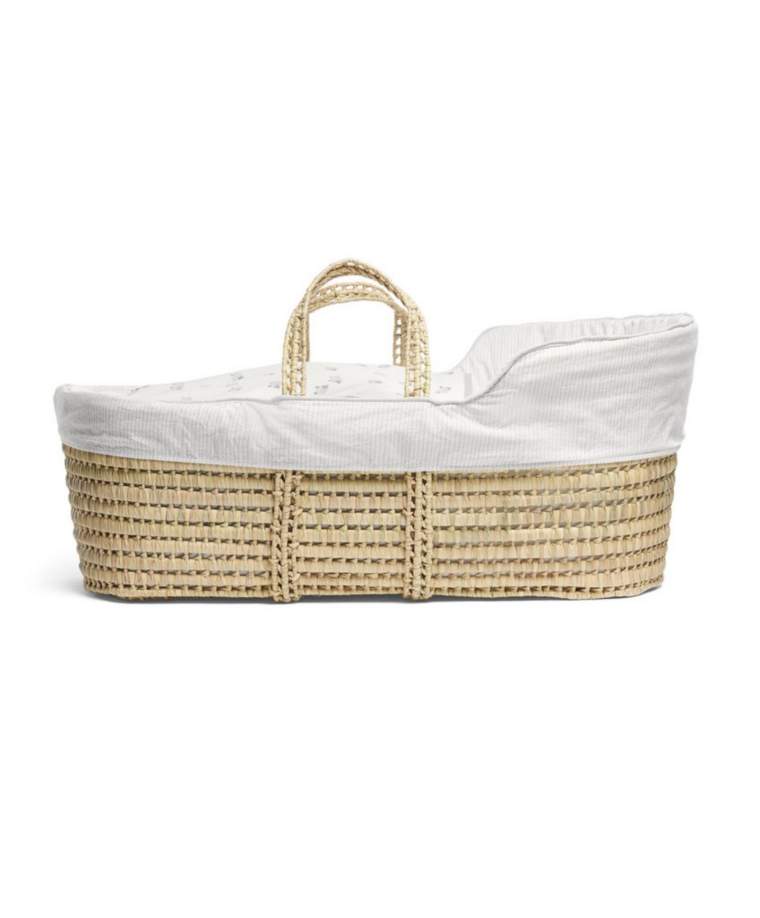 mamas and papas pink moses basket