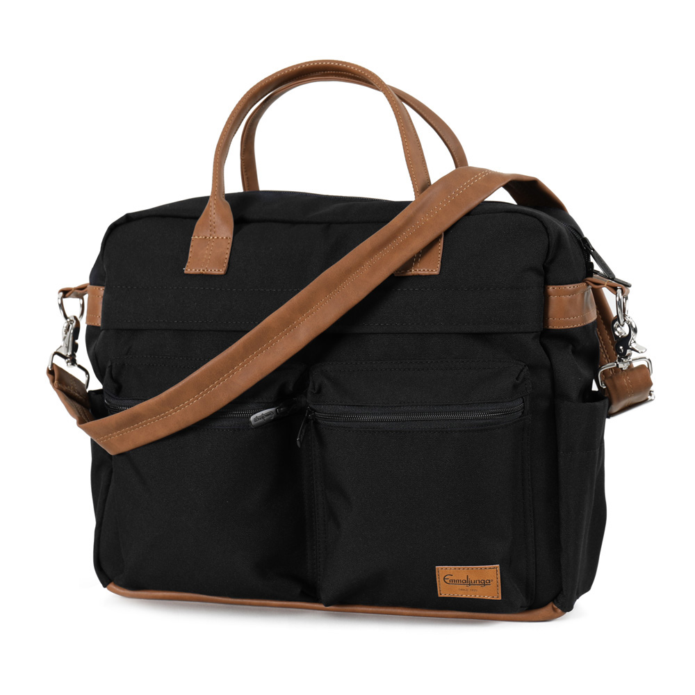 black and tan changing bag