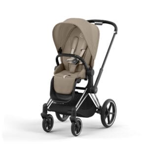 Cybex Priam Stroller Cozy Beige Black Chrome