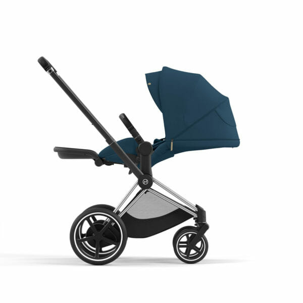 Cybex e-PRIAM 4 Stroller with Carrycot Mountain Blue