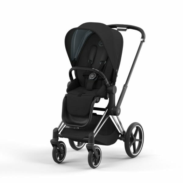 Cybex PRIAM 4 Stroller with Carrycot Deep Black