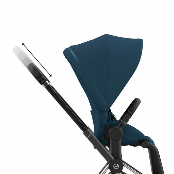 Cybex PRIAM 4 Stroller with Carrycot Mountain Blue
