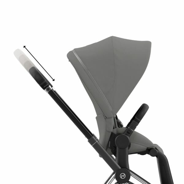 Cybex PRIAM 4 Stroller with Carrycot Soho Grey
