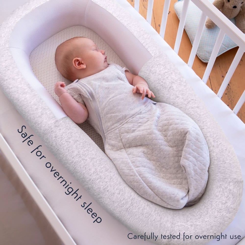 Purflo Sleep Tight Baby Bed Minimal Grey (1)