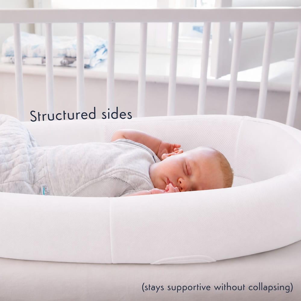 Purflo Sleep Tight Baby Bed Soft White (1)