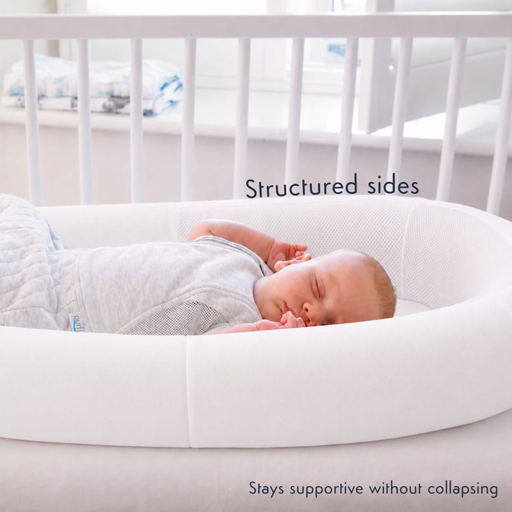 Purflo Sleep Tight Baby Bed Soft White (3)