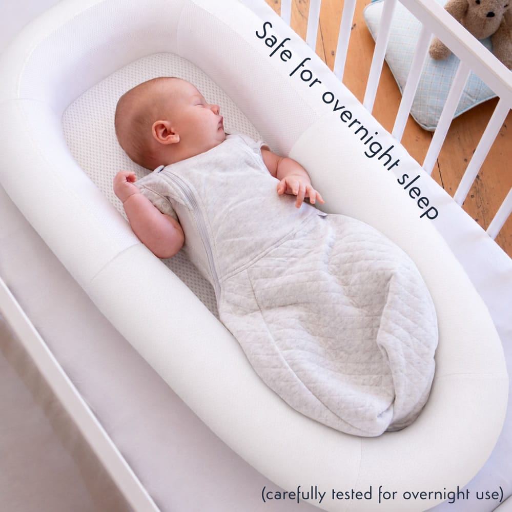 Purflo Sleep Tight Baby Bed Soft White