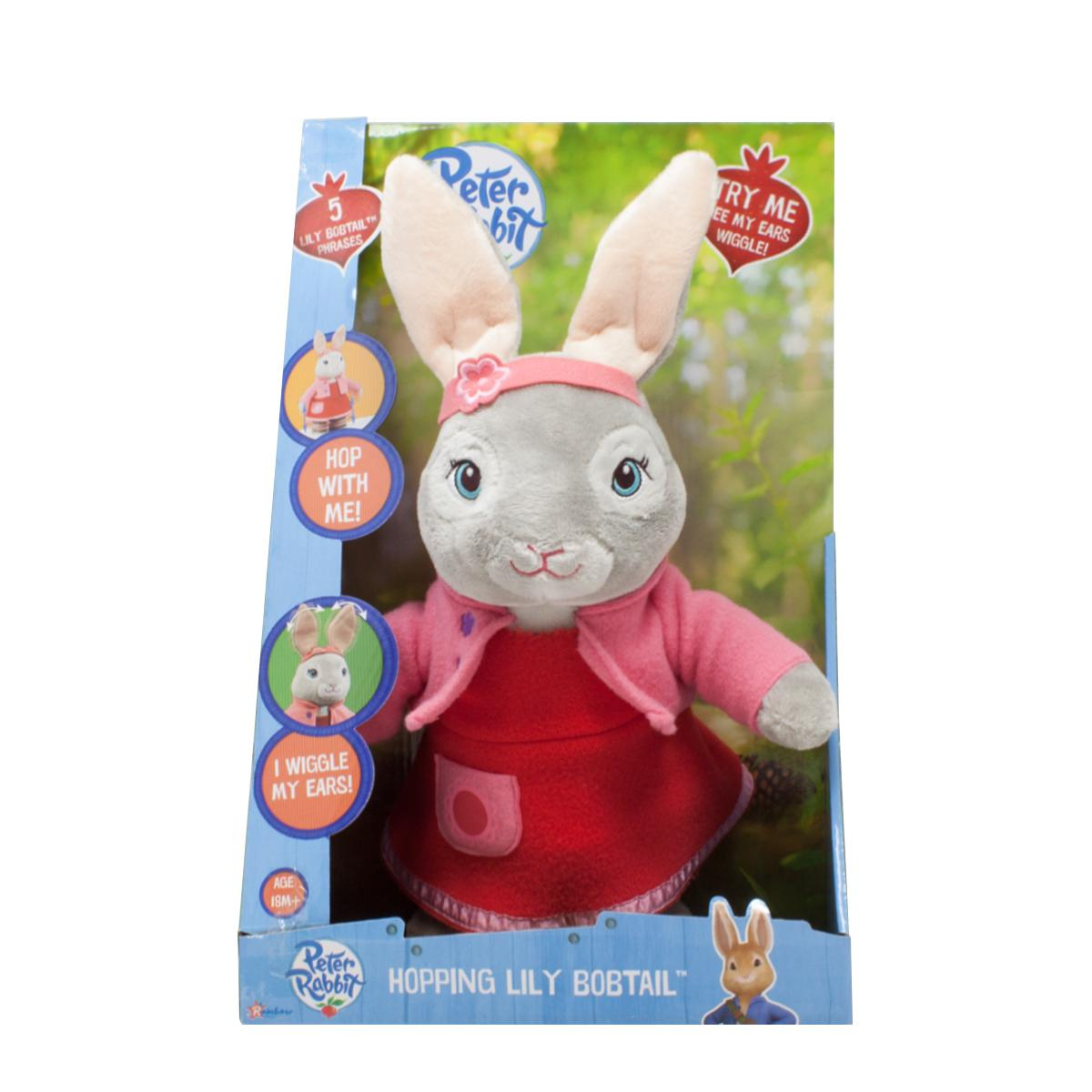 Peter Rabbit: Lily Bobtail Talking Plush Interactive Soft Toy Funstra ...