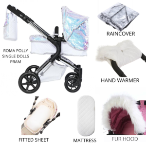 Roma Polly Dolls Pram Complete Bundle Single