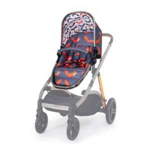Cosatto Wow XL Seat Unit (to add for 2nd child) Charcoal Mister Fox
