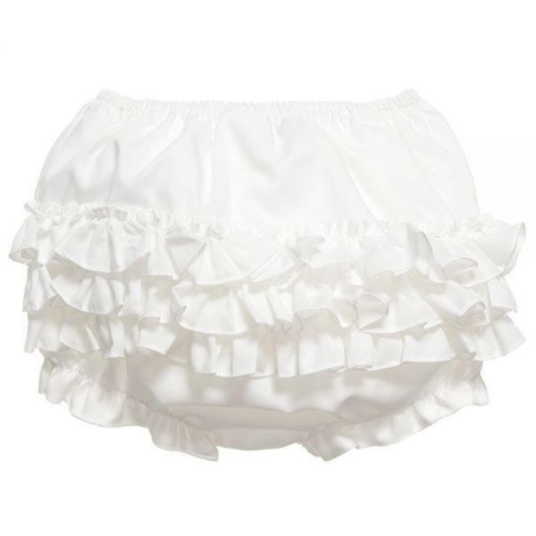 Sarah Louise Frilly Knickers Ivory