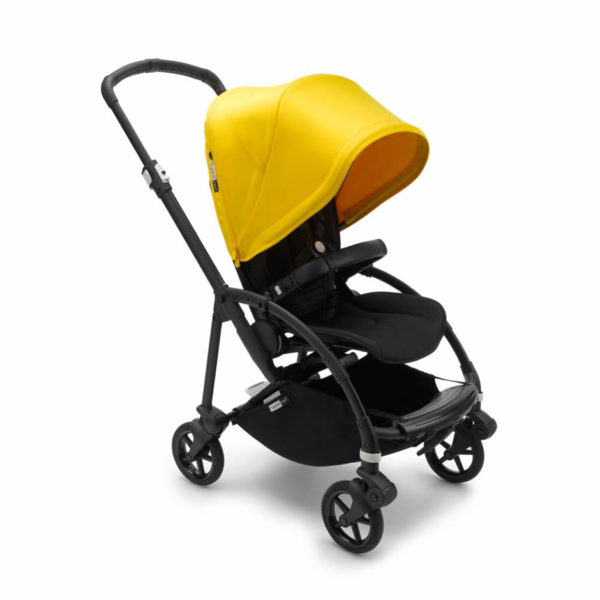 Bugaboo Bee6 Stroller - Black/Black/Lemon Yellow