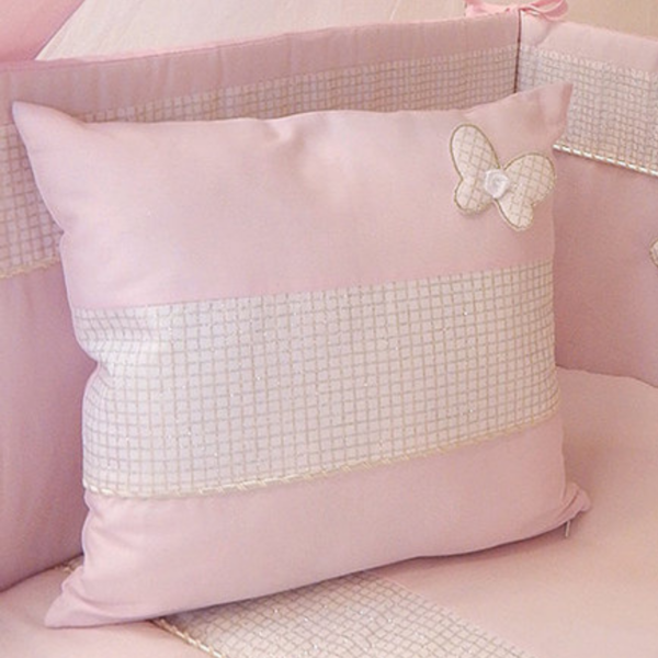 Pink Butterfly Cushion
