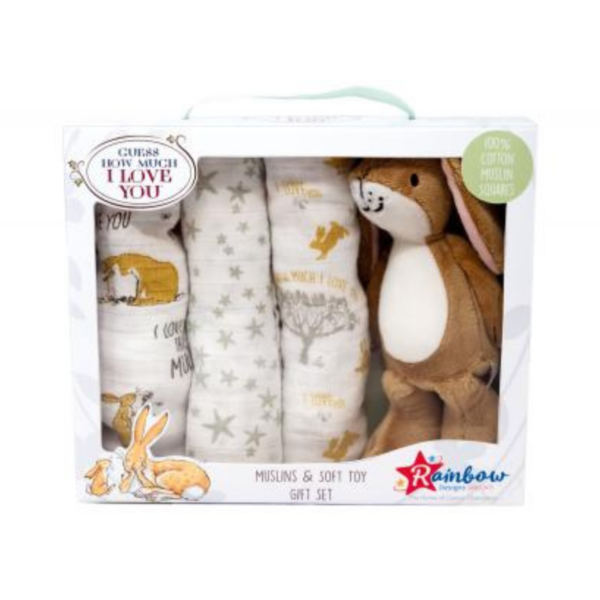 babylandfife.co.uk | Soft Toy with Muslin Gift set