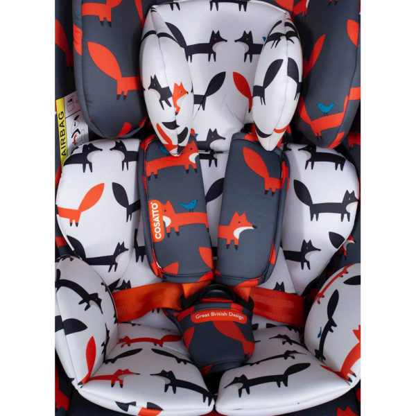 Cosatto All In All Rotate Car Seat Charcoal Mister Fox 10 Rgb