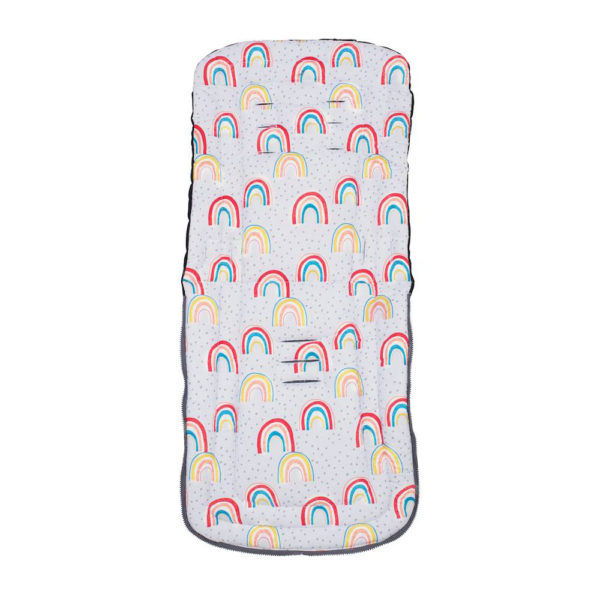 Cosatto giggle 3 quad pram pushchair footmuff night rainbow 2 rgb