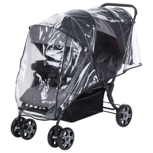 1151666300 2021 Safety1st Stroller Tandem Teamyuk Black Chic Withraincover