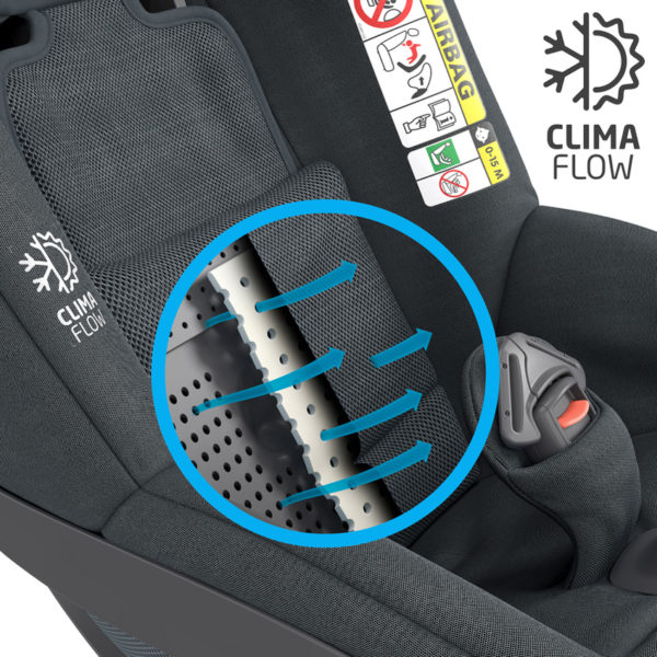 Png 72 Dpi 8045550110u3y2021 2021 Maxicosi Carseat Babytoddlercarseat Pearl360 Grey Authenticgraphite Climaflow 3qrt