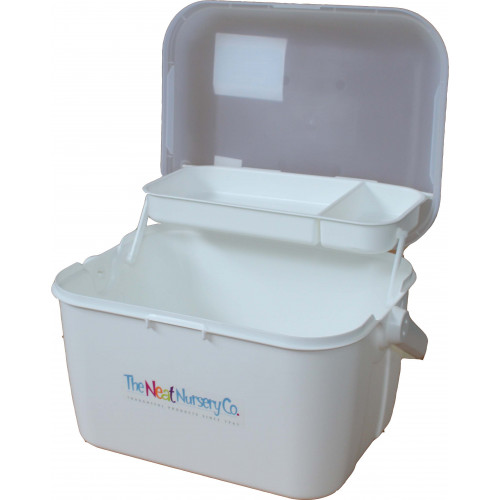 Neat Nursery Company Baby Box Organiser - White