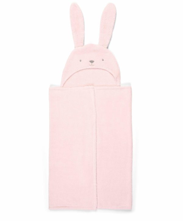 Hooded Towel Pink Bunny