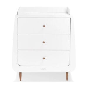 Snuzkot skandi changing unit white oak