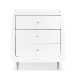 Snuzkot skandi changing unit white silver birch (1)