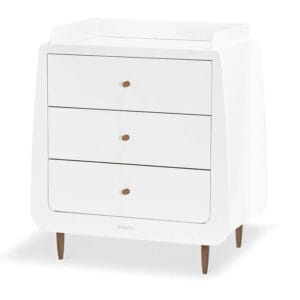 Snuzkot skandi changing unit white walnut (1)