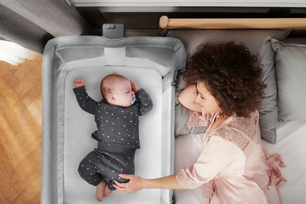 Kinderkraft Baby Cot Neste AIR Grey Babyland