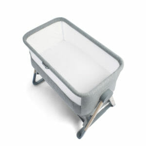 Mamas & Papas Lua Bedside Crib - Grey