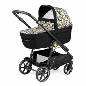 Peg Perego Veloce Stroller and Carrycot Graphic Gold