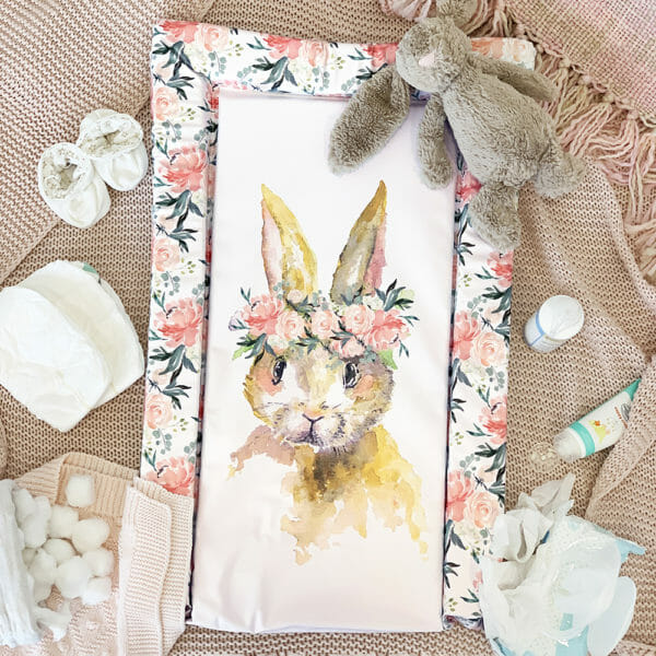 Watercolour Rabbit Flatlay Image