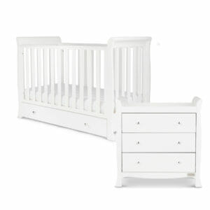 Ickle Bubba Snowdon 4 in 1 Mini Cot Bed and Changing Unit