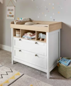 Mamas Papas Harwell 2 Piece Baby Cot Bed Set With Dresser Changer White 33393149378725 1024x1024@2x