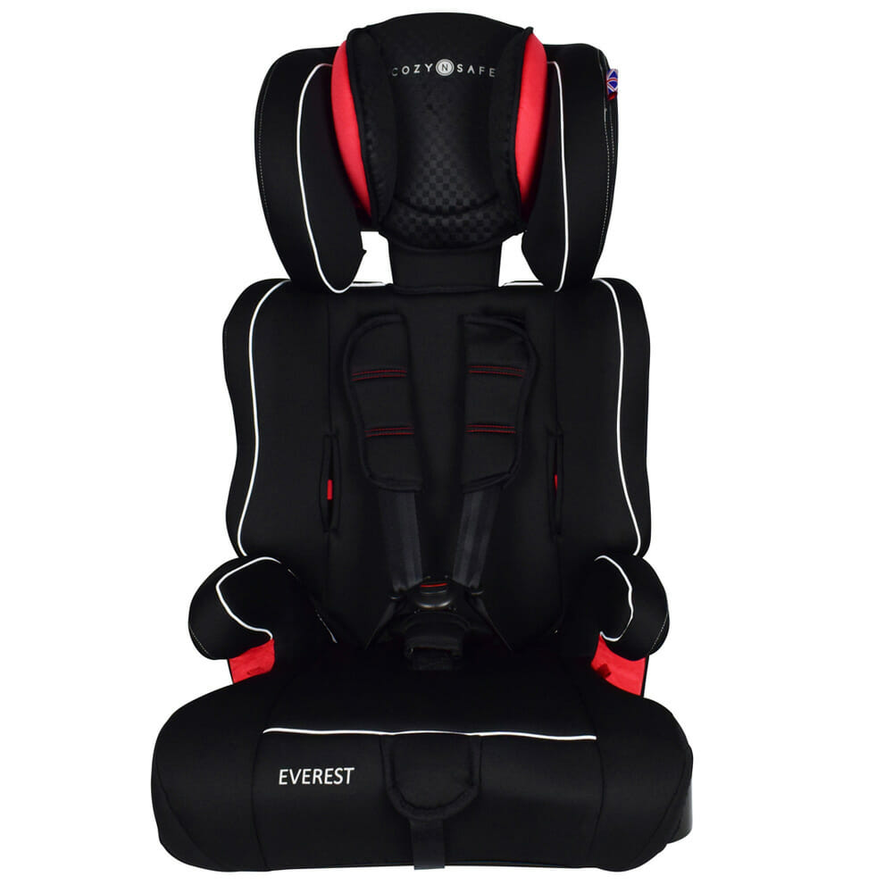 Black and red car seat sales and stroller