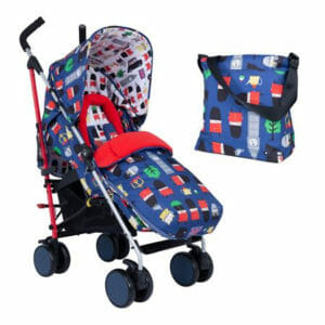 Cosatto Supa 2 Stroller Britpop with Changing Bag
