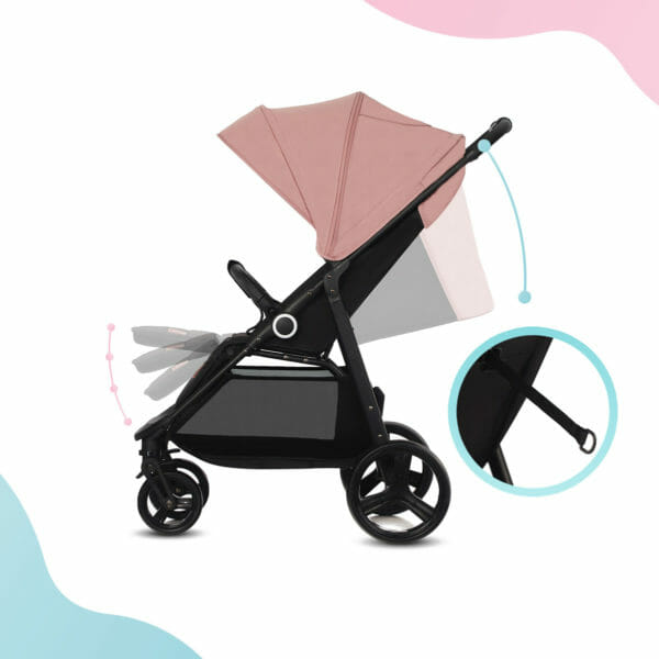 Kinderkraft Stroller Grande+ Pink (3)