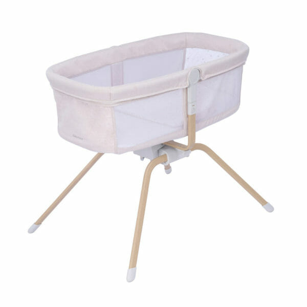 Babymore Air Motion Gliding Crib - Cream