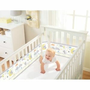 Ttt 4 Sided Cot Liner With Baby
