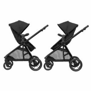 Maxi-Cosi Zelia Luxe and Cabriofix i-Size Bundle - Twillic Black
