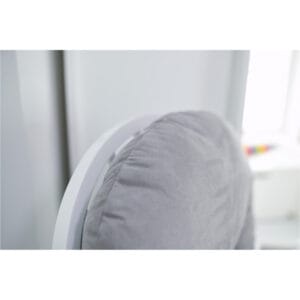 Obaby Reclining Glider Chair And Stool White Grey (7)