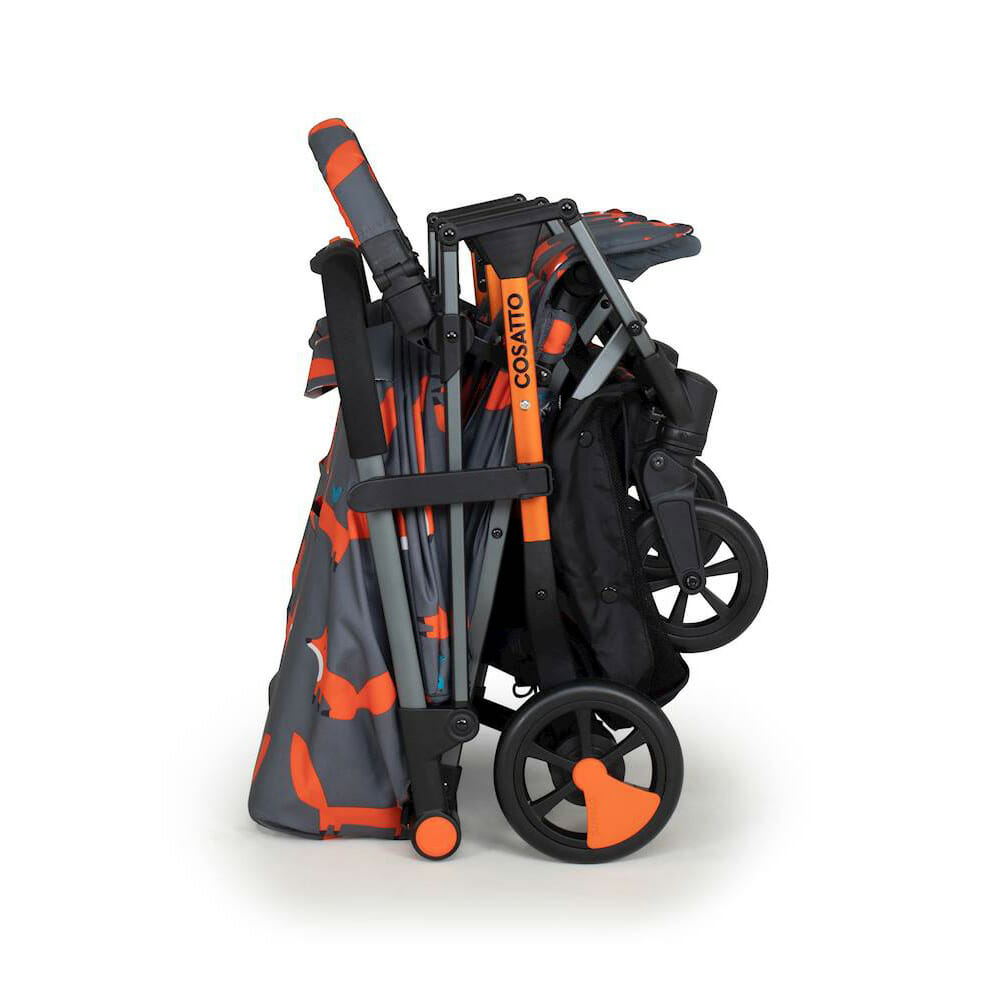 Cosatto Woosh Double Stroller Charcoal Mister Fox