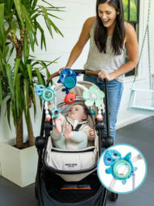 Cute bead ball sea turtle with crinkly textures offers rich sensory stimulation